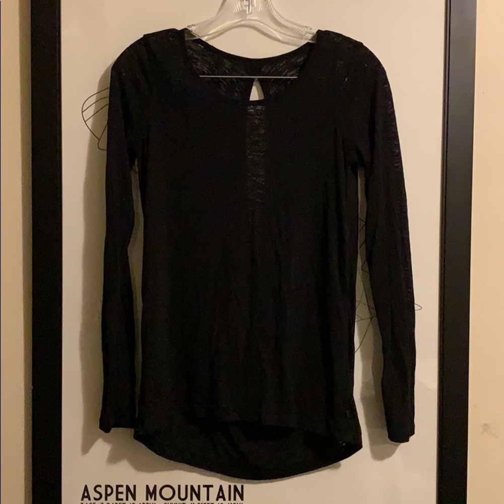 Burnout fabric LS